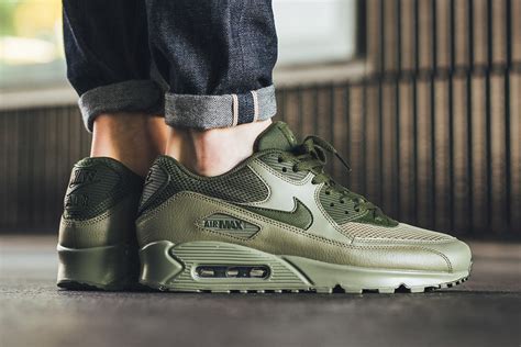 nike air max 90 essential grau grün|air max 90 tan shoes.